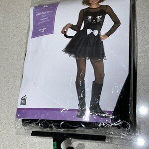 Child’s Girls Halloween Kitty Cat Costume – Size 8-10 (Medium)
